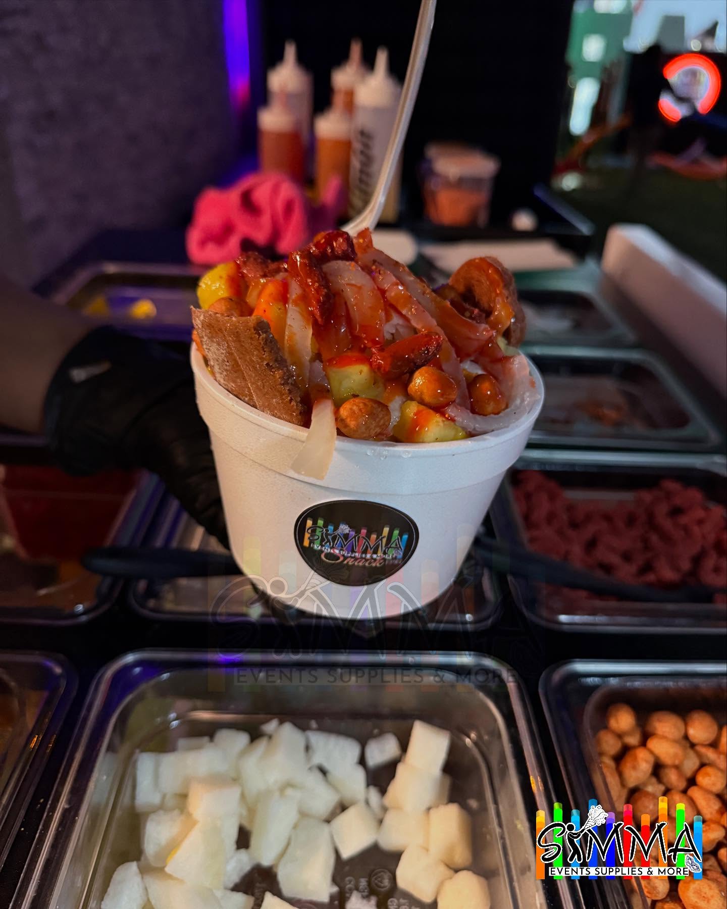 Montaje de barra de snacks