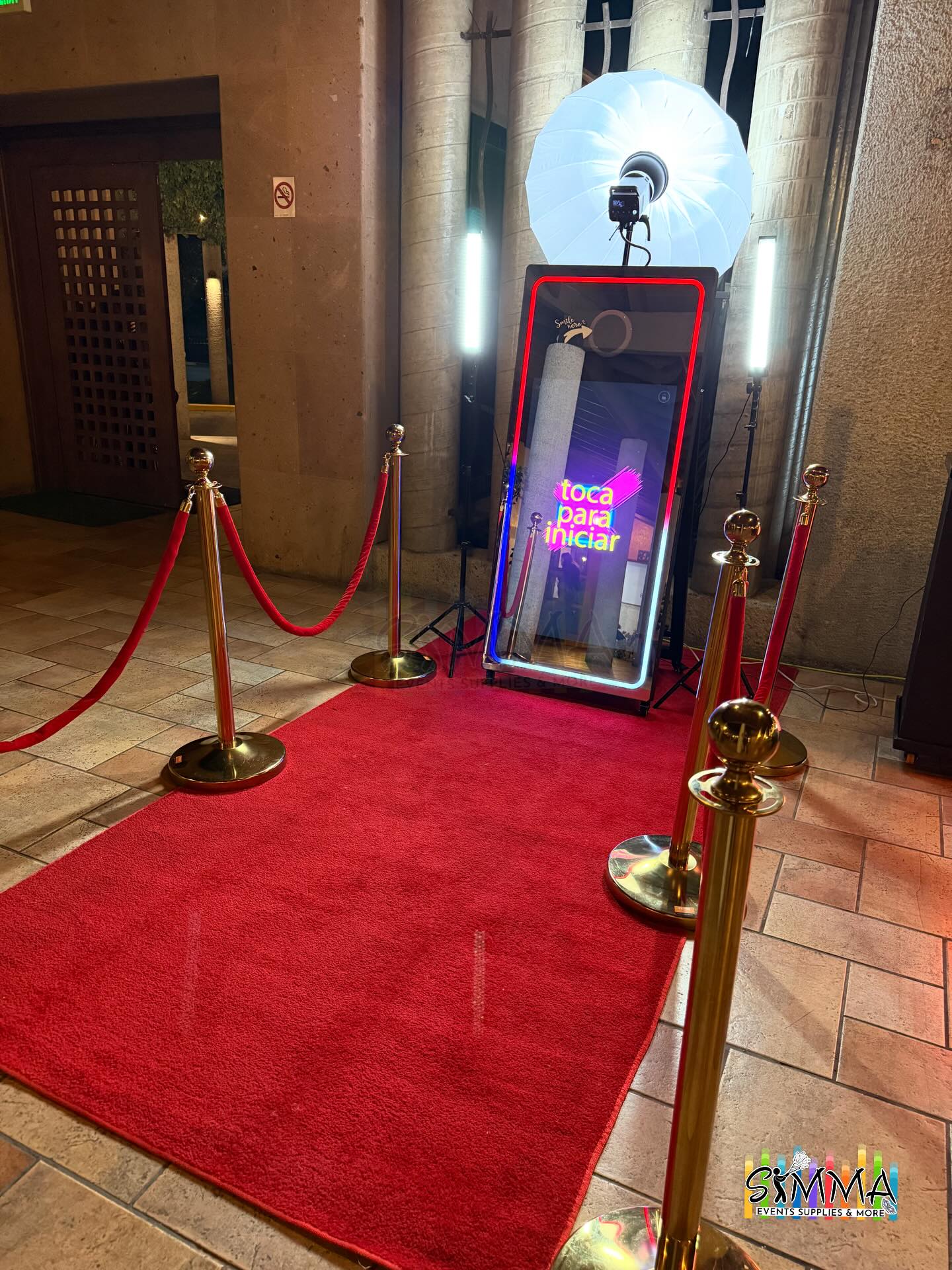 Espejo m&aacute;gico en evento