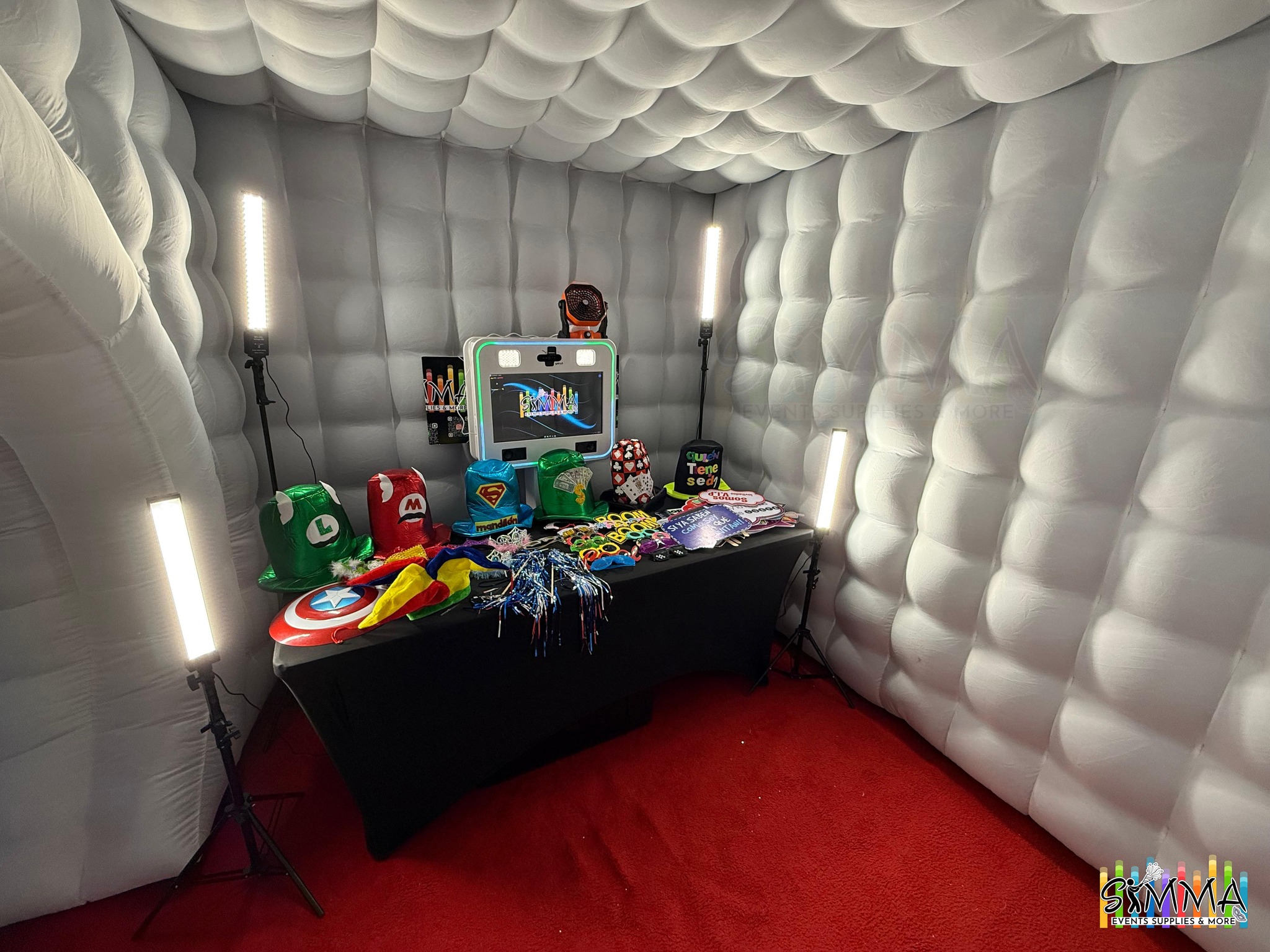 Interior del photobooth